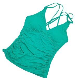 New La Blanca Tankini Island Goddess Womens 4 Swimsuit Beach Pool Vacation Basic